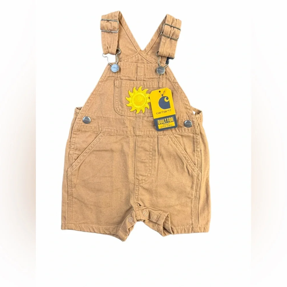NWT CARHARTT Baby Loose Fit Canvas Shortall - 9M
